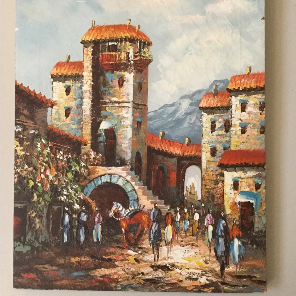 Garber Oil Painting VINTAGE 1930s France 🇫🇷